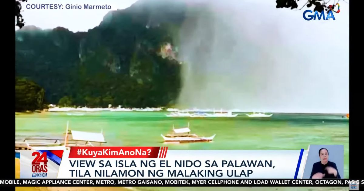 What is this meteorological phenomenon spotted in El Nido? Kuya Kim explains | GMA News Online